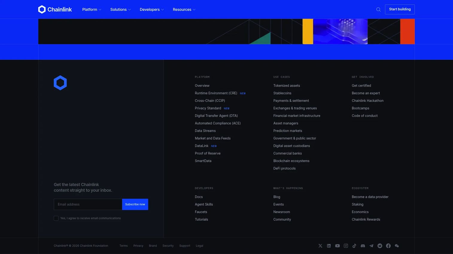 Chainlink oracle and cross-chain interoperability platform