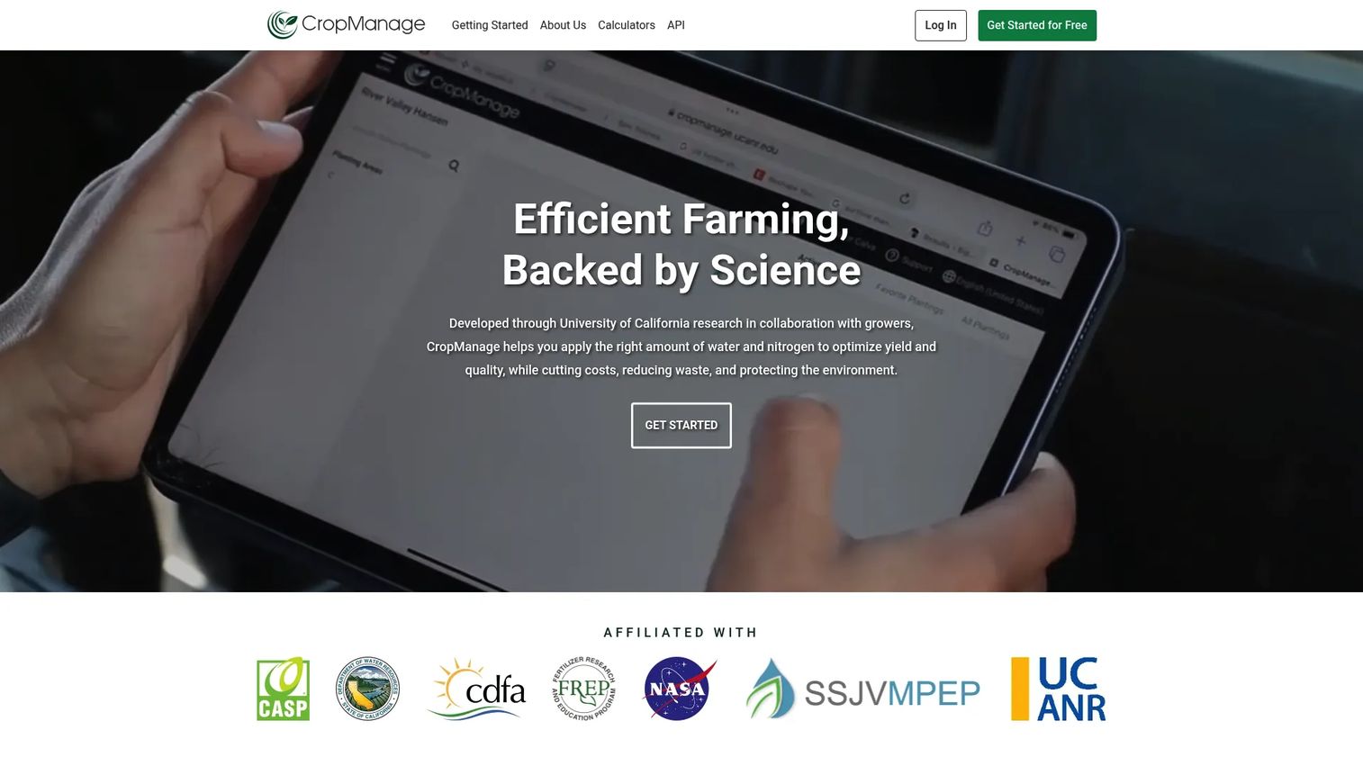 CropManage irrigation and nutrient decision support tool