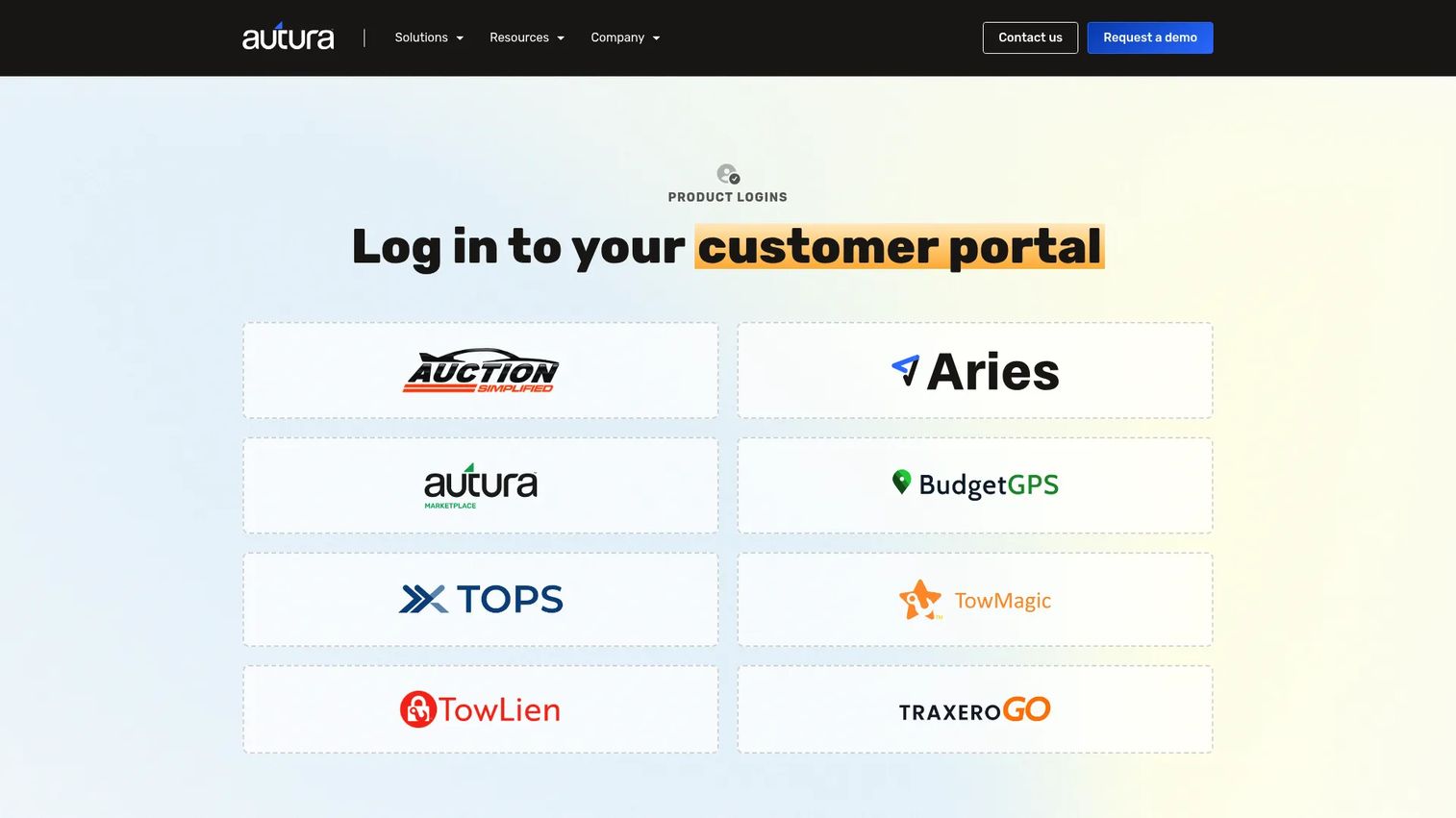 TOPS towing dispatch and management software interface