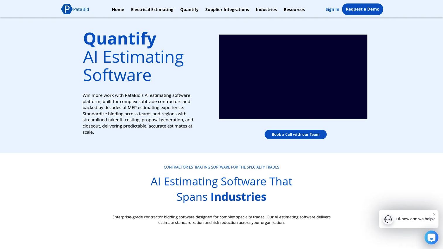 PataBid Quantify AI estimating software