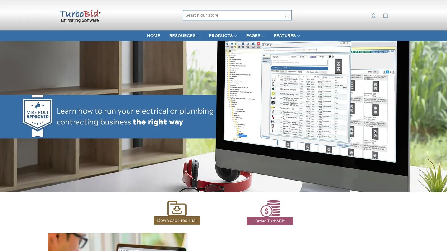 TurboBid estimating software for contractors