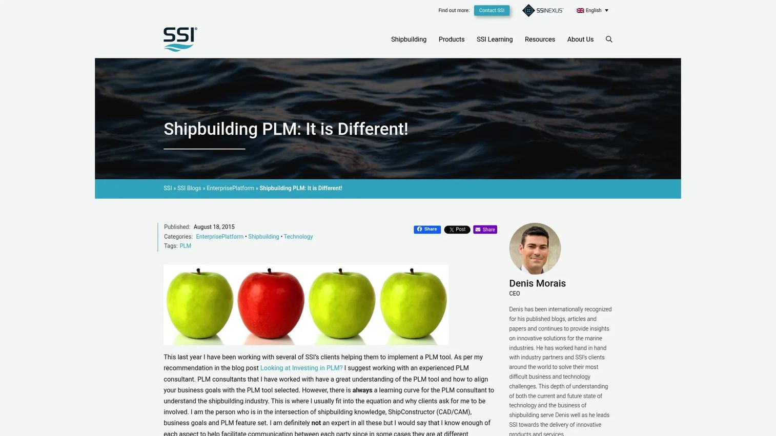 ShipbuildingPLM product page