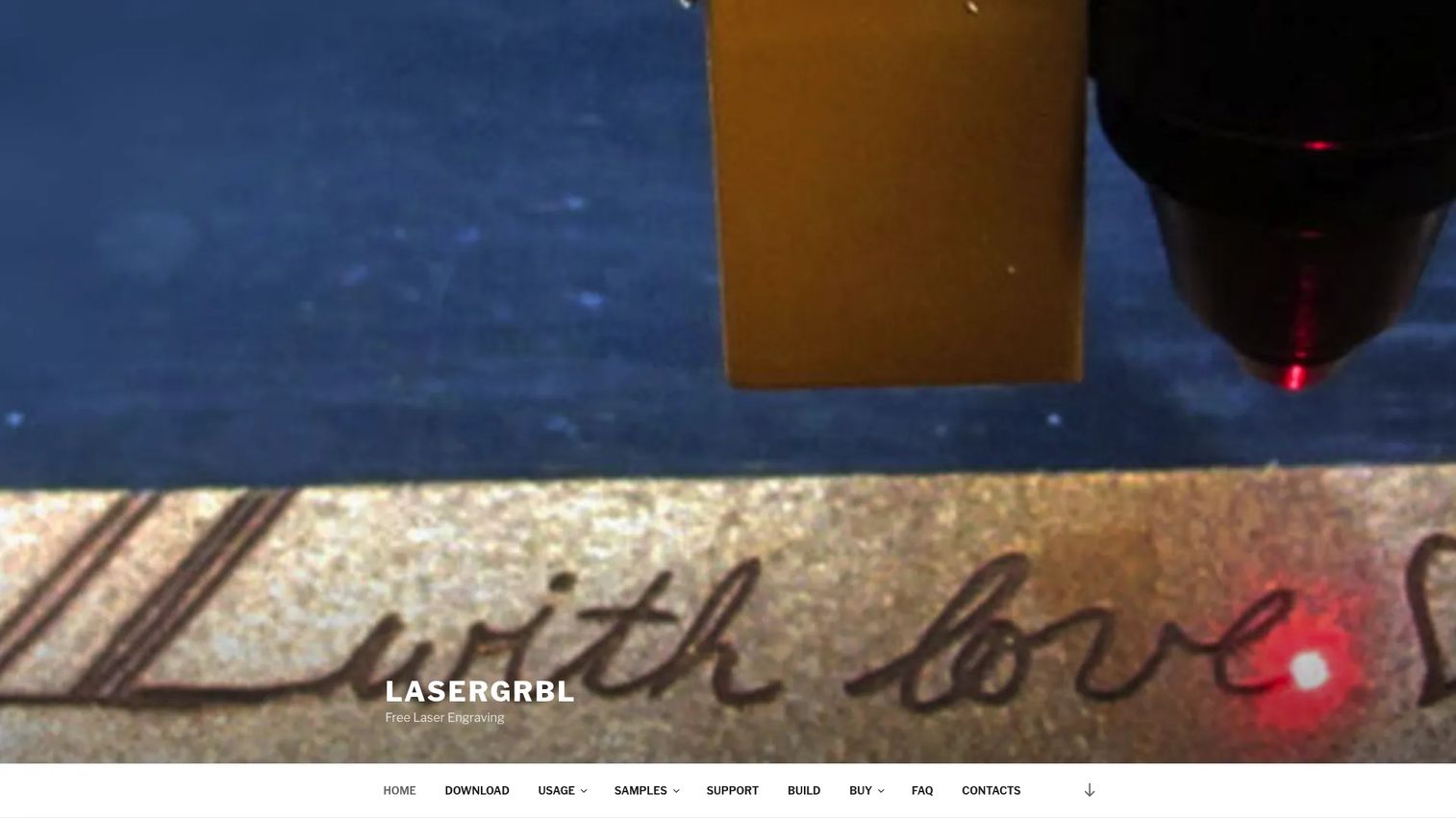 LaserGRBL laser engraving software interface