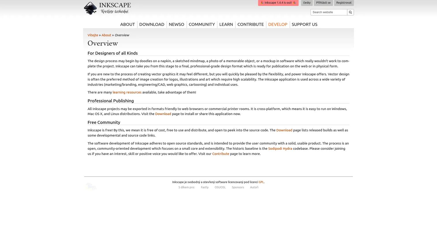 Inkscape open-source vector graphics editor overview