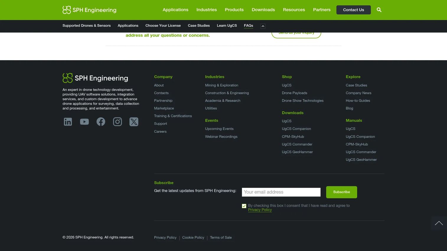 UgCS professional drone mission planning software interface