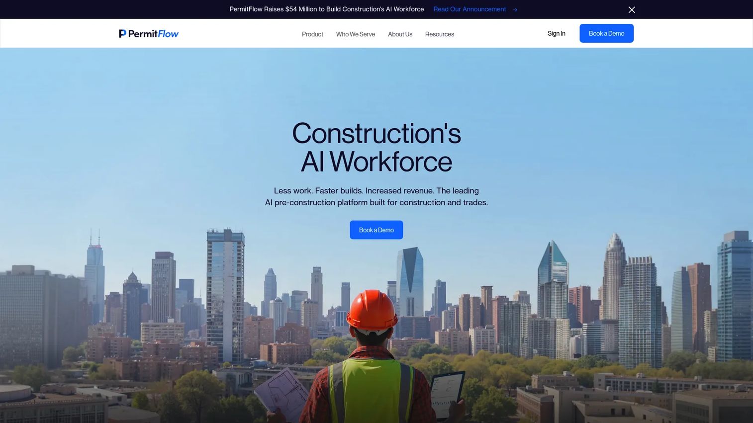 PermitFlow construction permitting platform