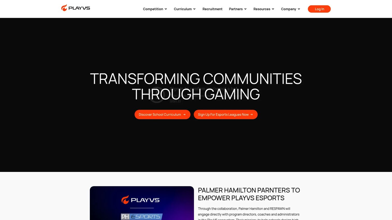 PlayVS scholastic esports platform for schools