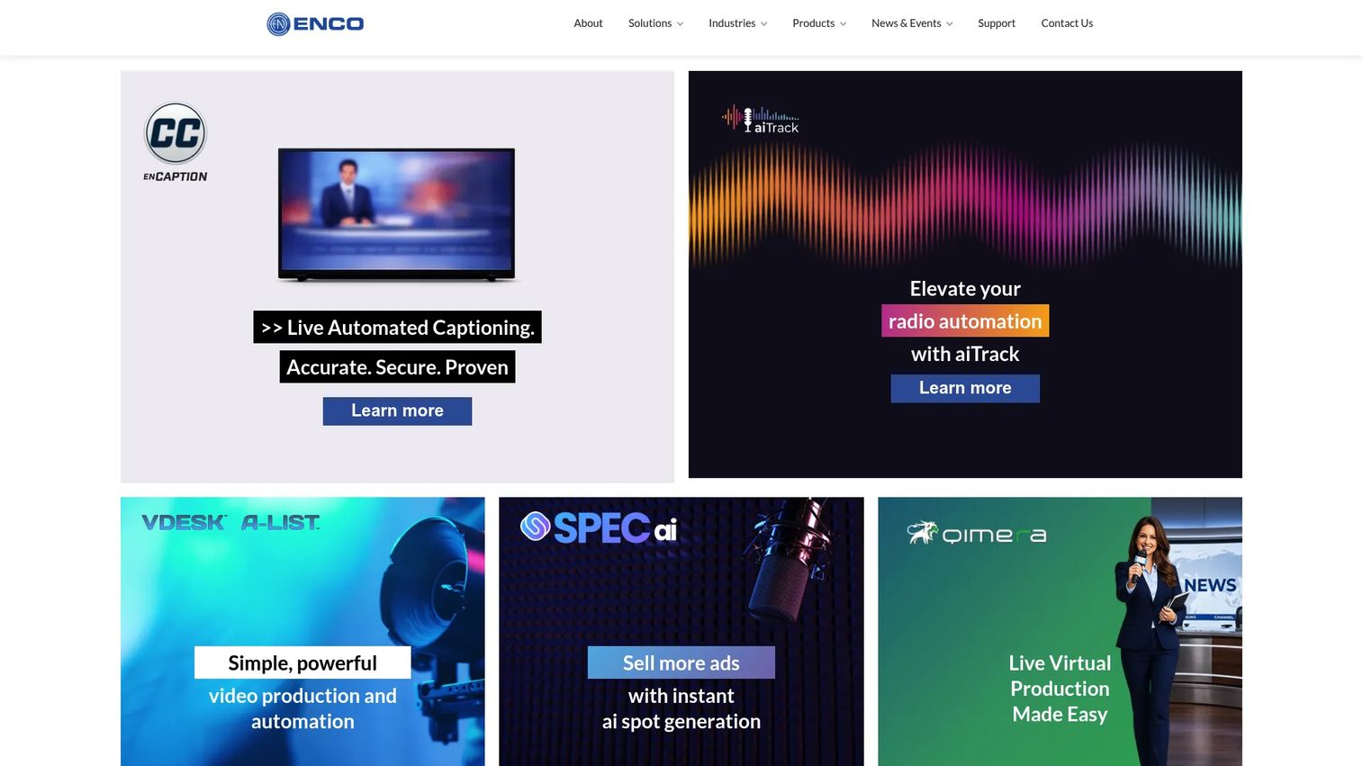 Enco DAD ON AIR radio automation platform
