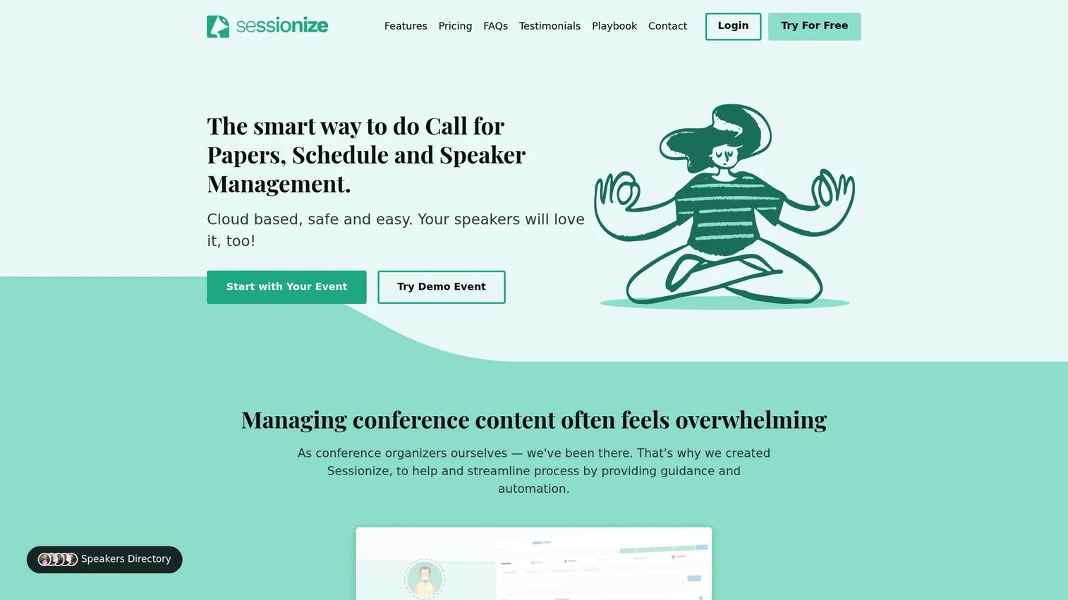 Sessionize call for papers and speaker management platform