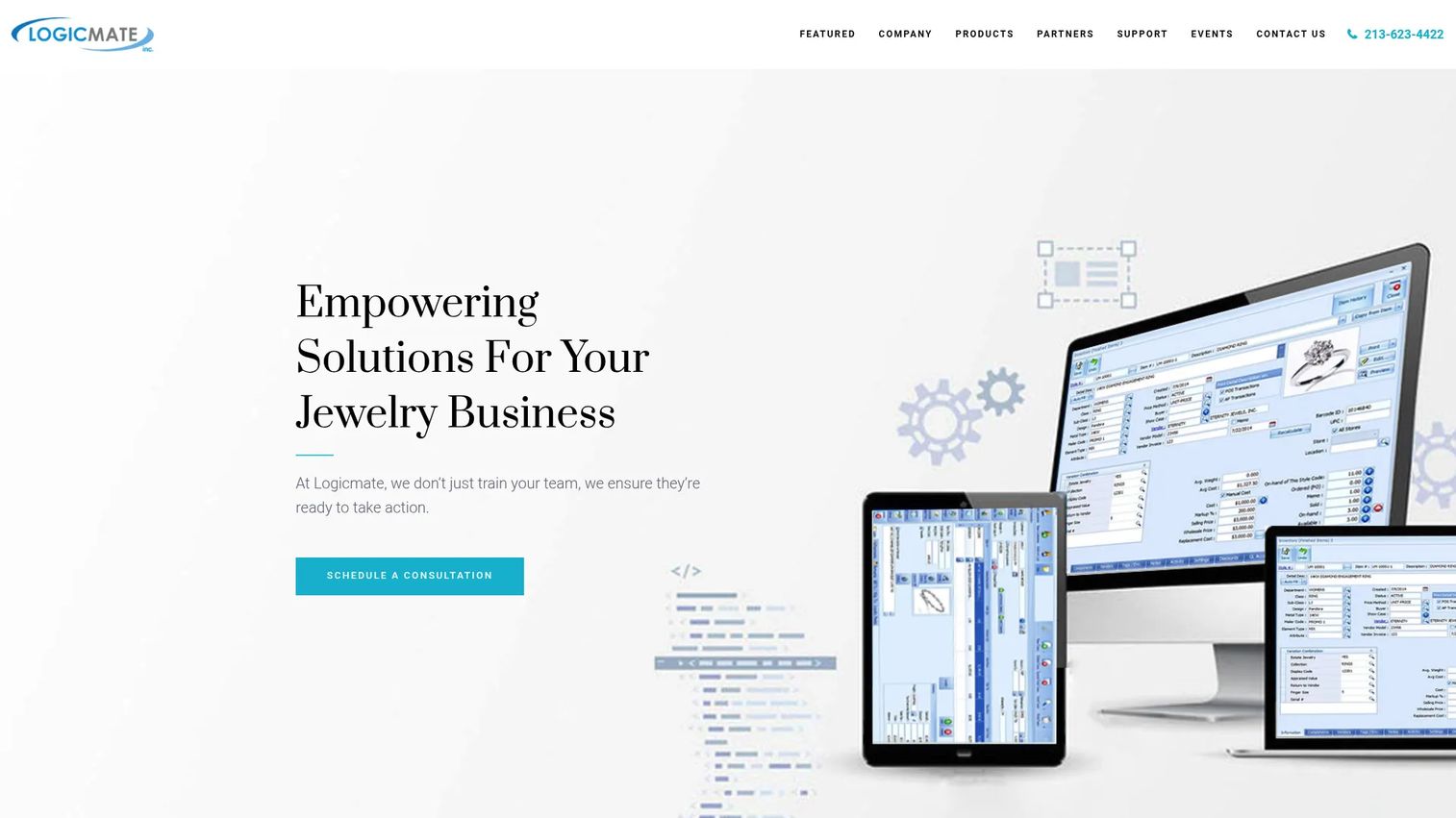 JewelMate jewelry POS and enterprise management homepage