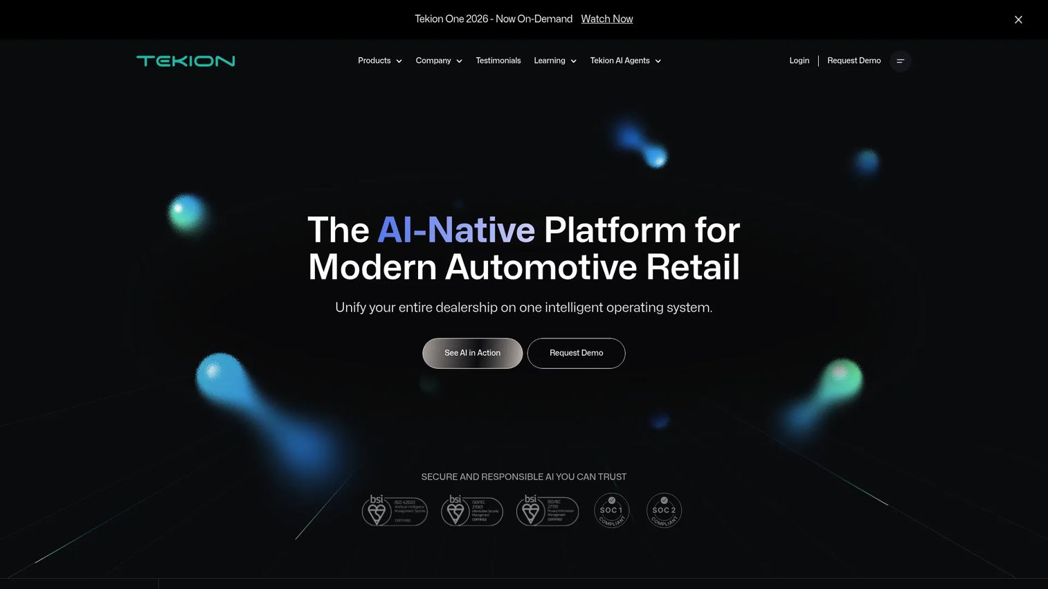 Tekion dealership management software