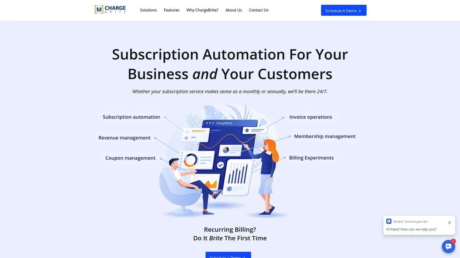 ChargeBrite billing and subscription software