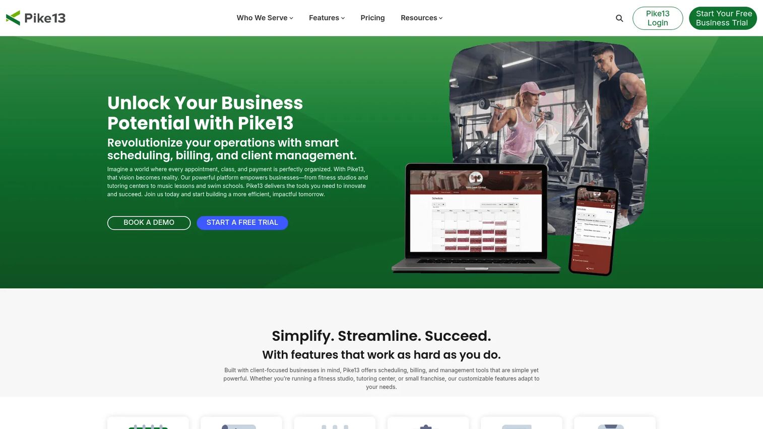 Pike13 class management software