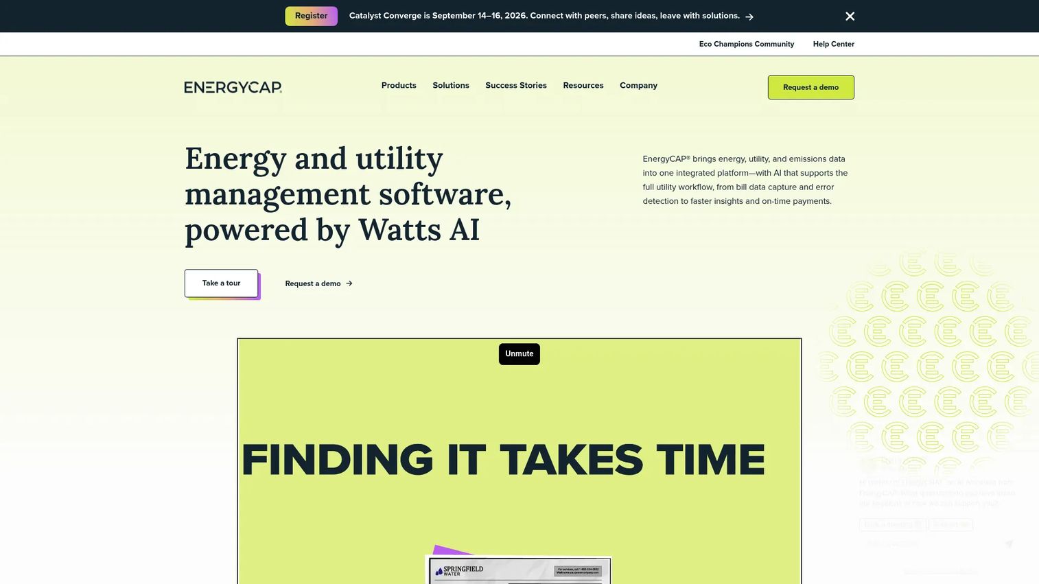EnergyCAP utility bill management platform