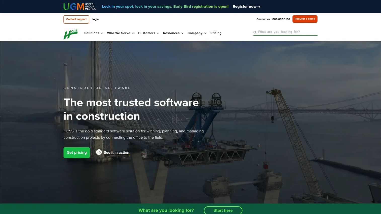 HCSS HeavyBid construction estimating software interface