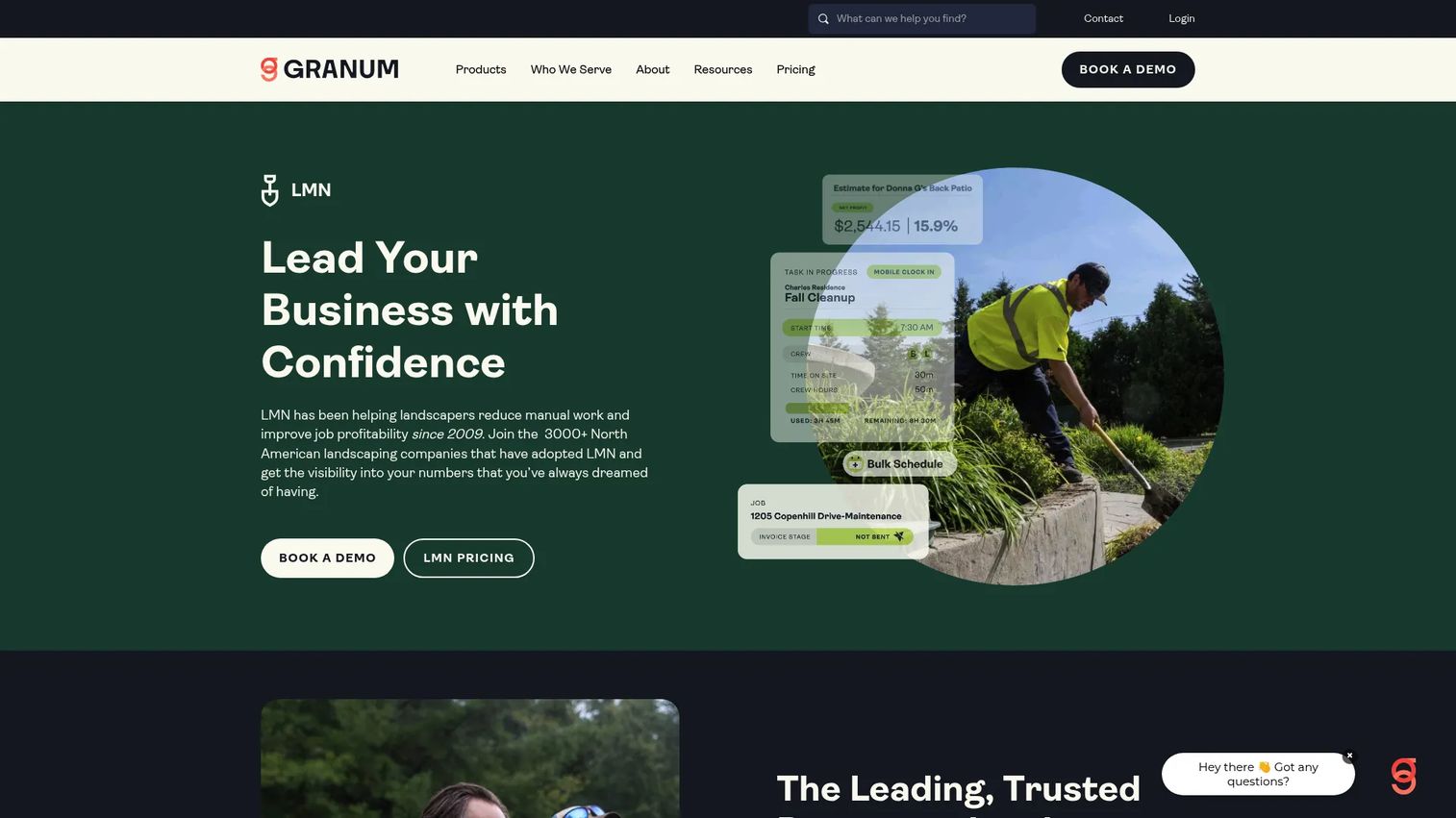 LMN landscape and tree business management software