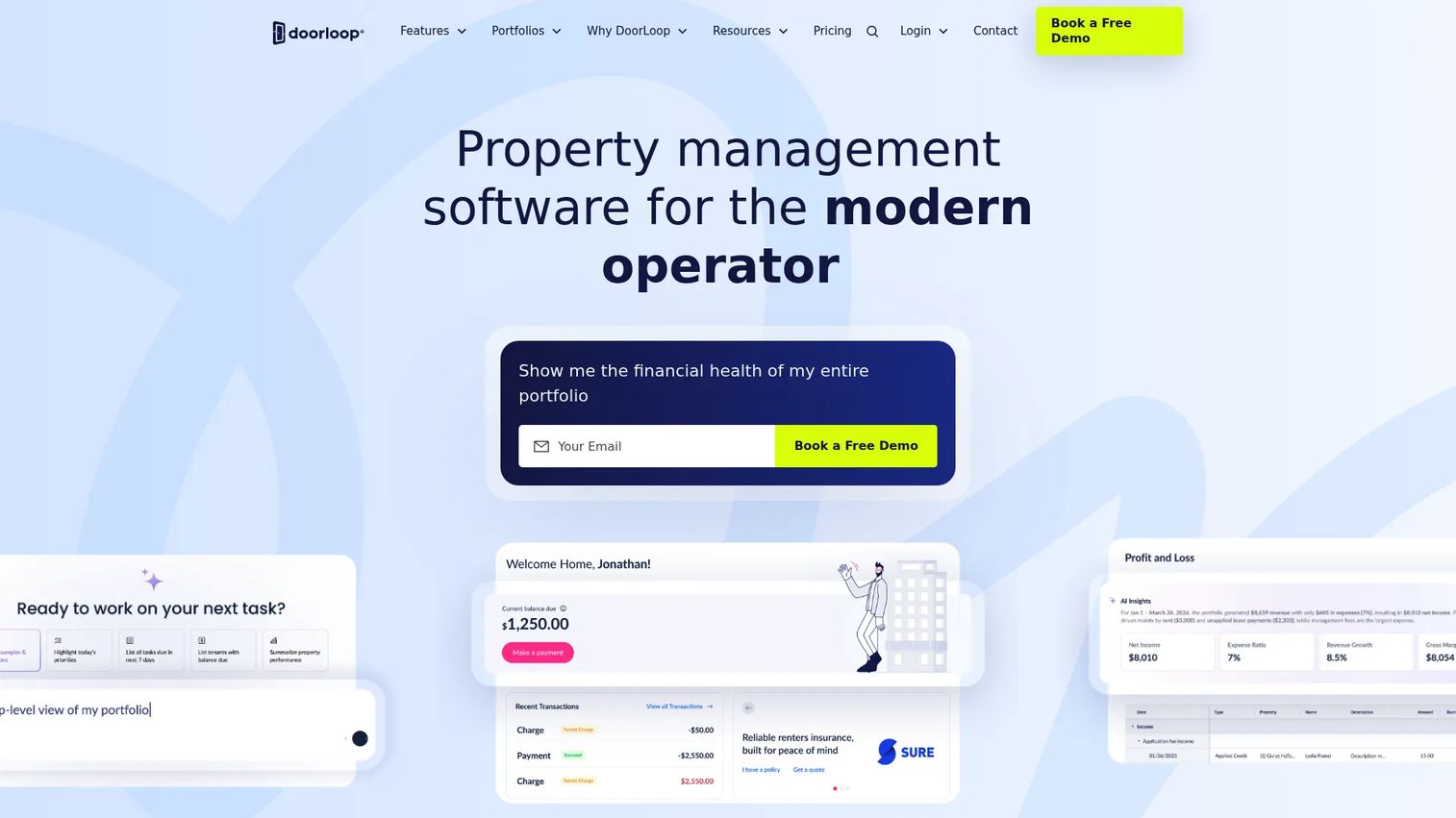 DoorLoop rental operations software interface