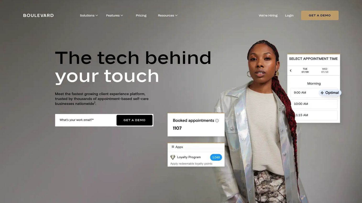 Boulevard client experience platform for salons