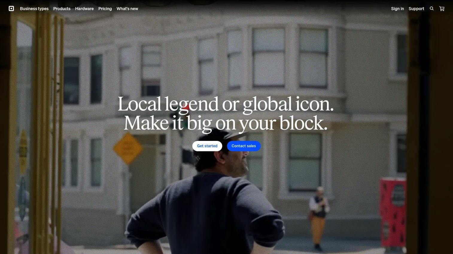 Square point-of-sale and commerce software