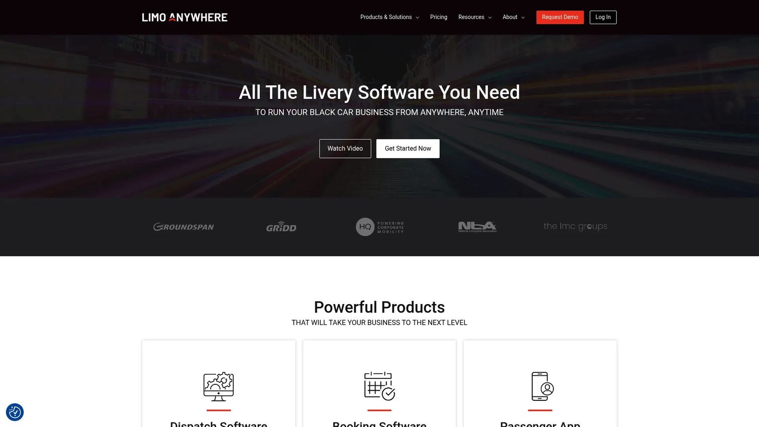 Limo Anywhere reservation and dispatch software interface