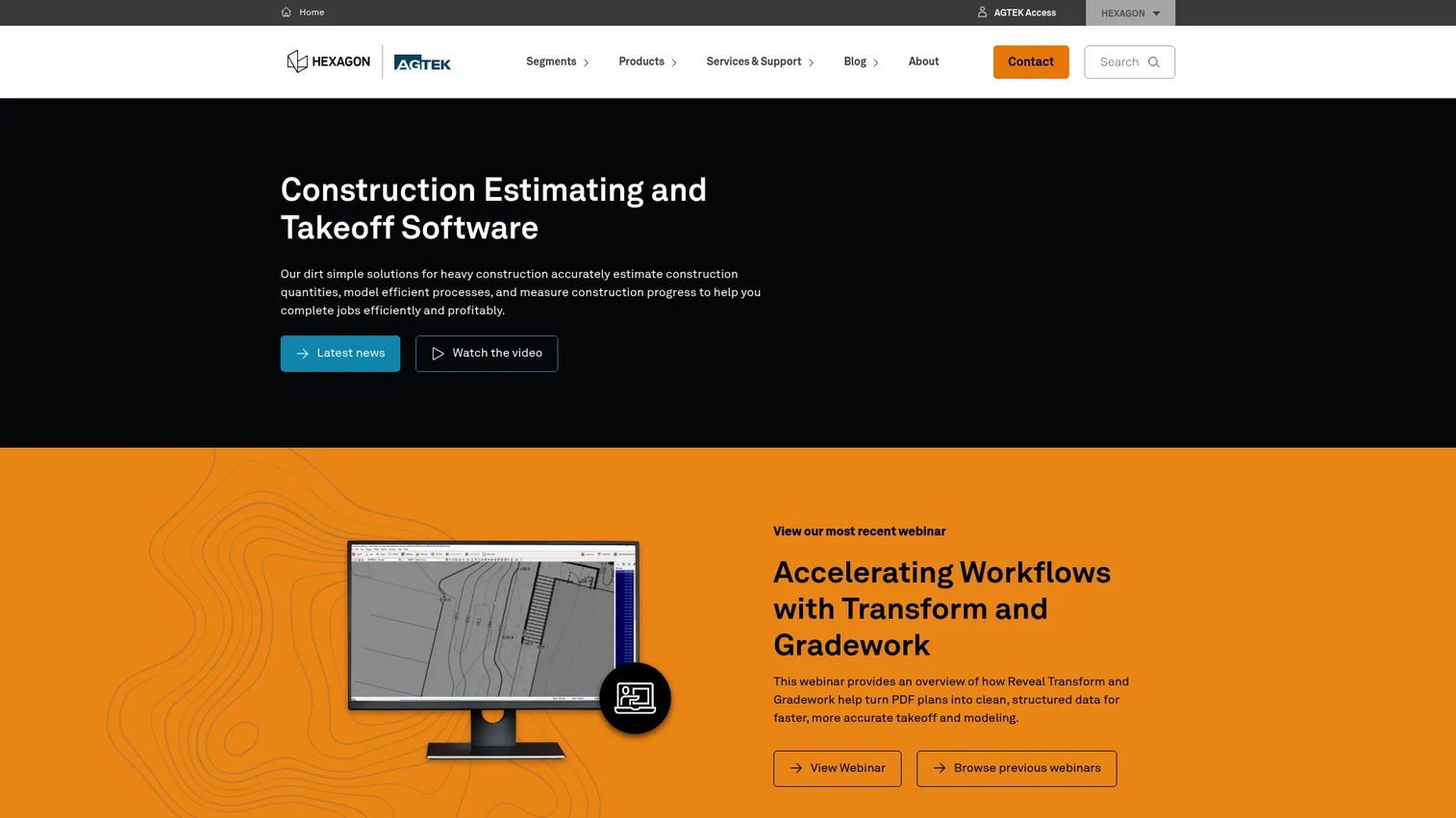 AGTEK Gradework takeoff software