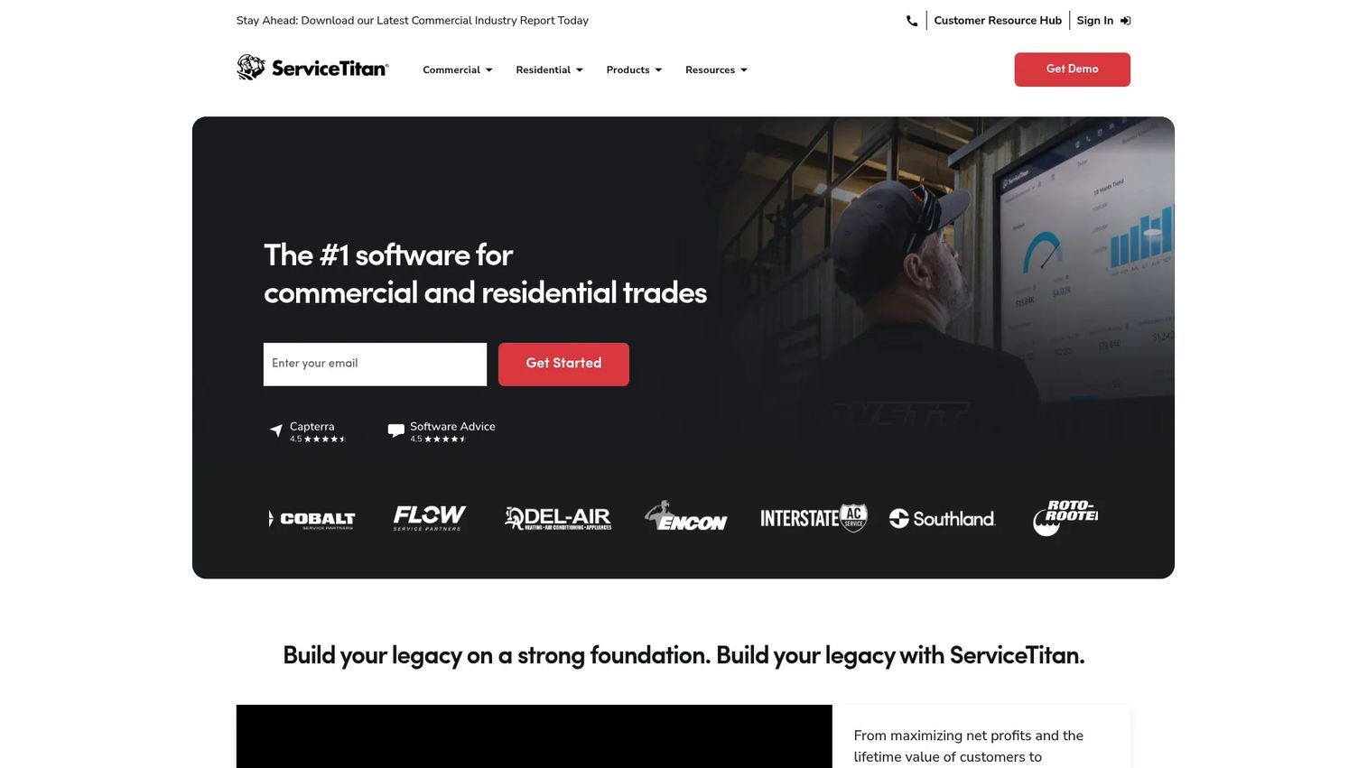ServiceTitan dispatch and scheduling platform