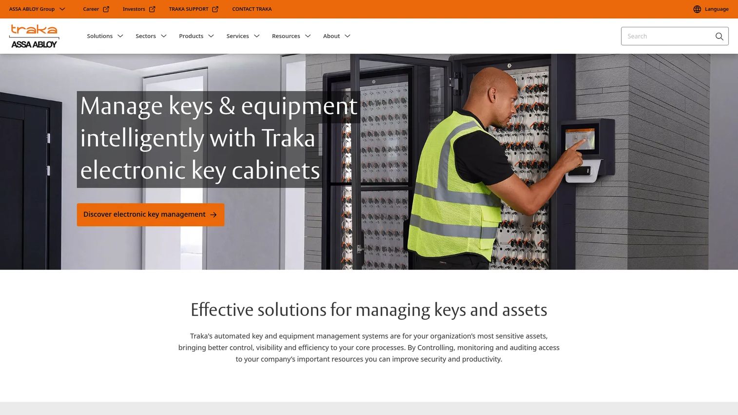 Traka intelligent key and asset management