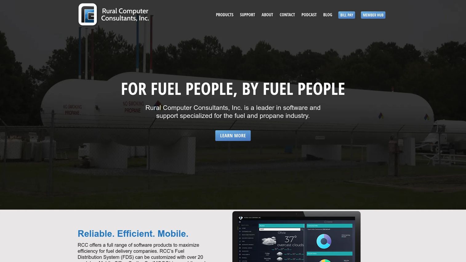 RCC fuel and propane delivery software