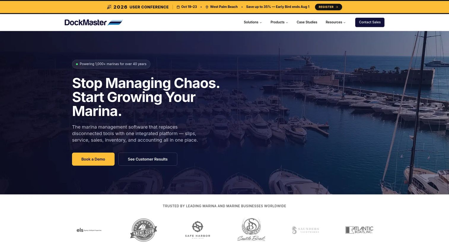 DockMaster marina management software