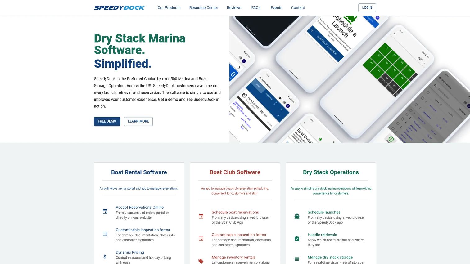 SpeedyDock boat rental and marina software