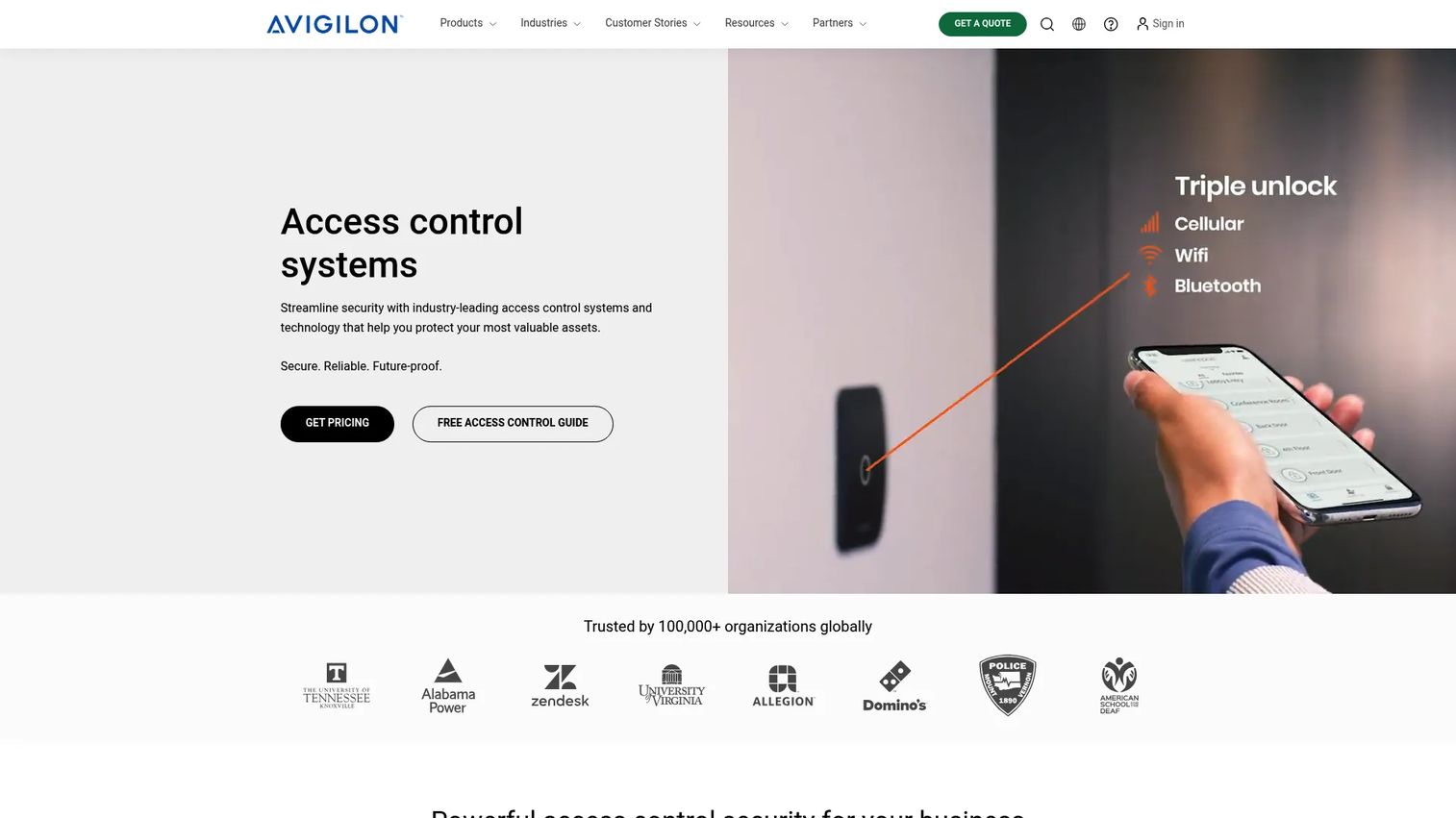 Openpath cloud access control homepage