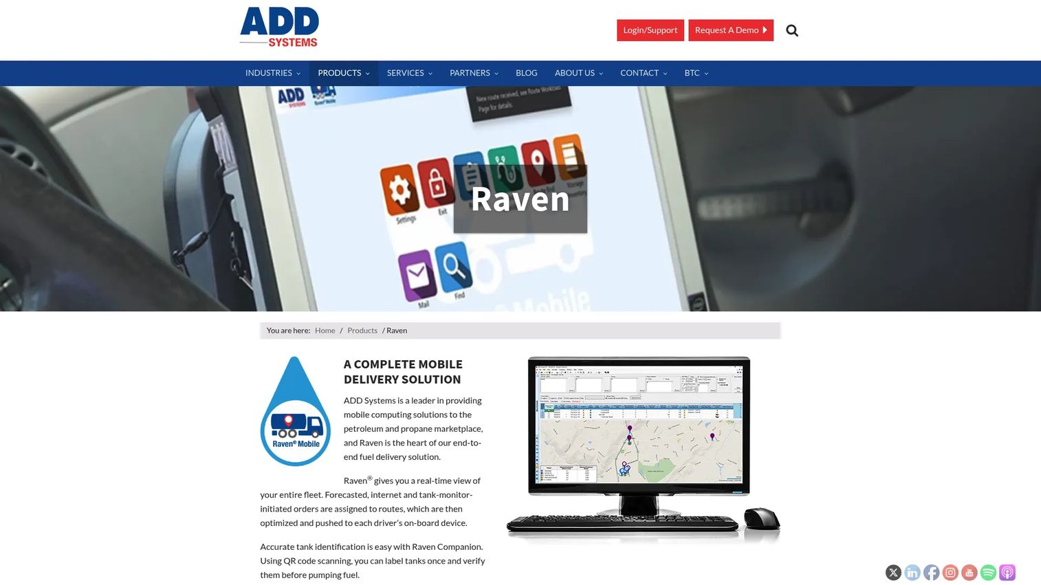 Raven fuel delivery mobile solution by ADD Systems