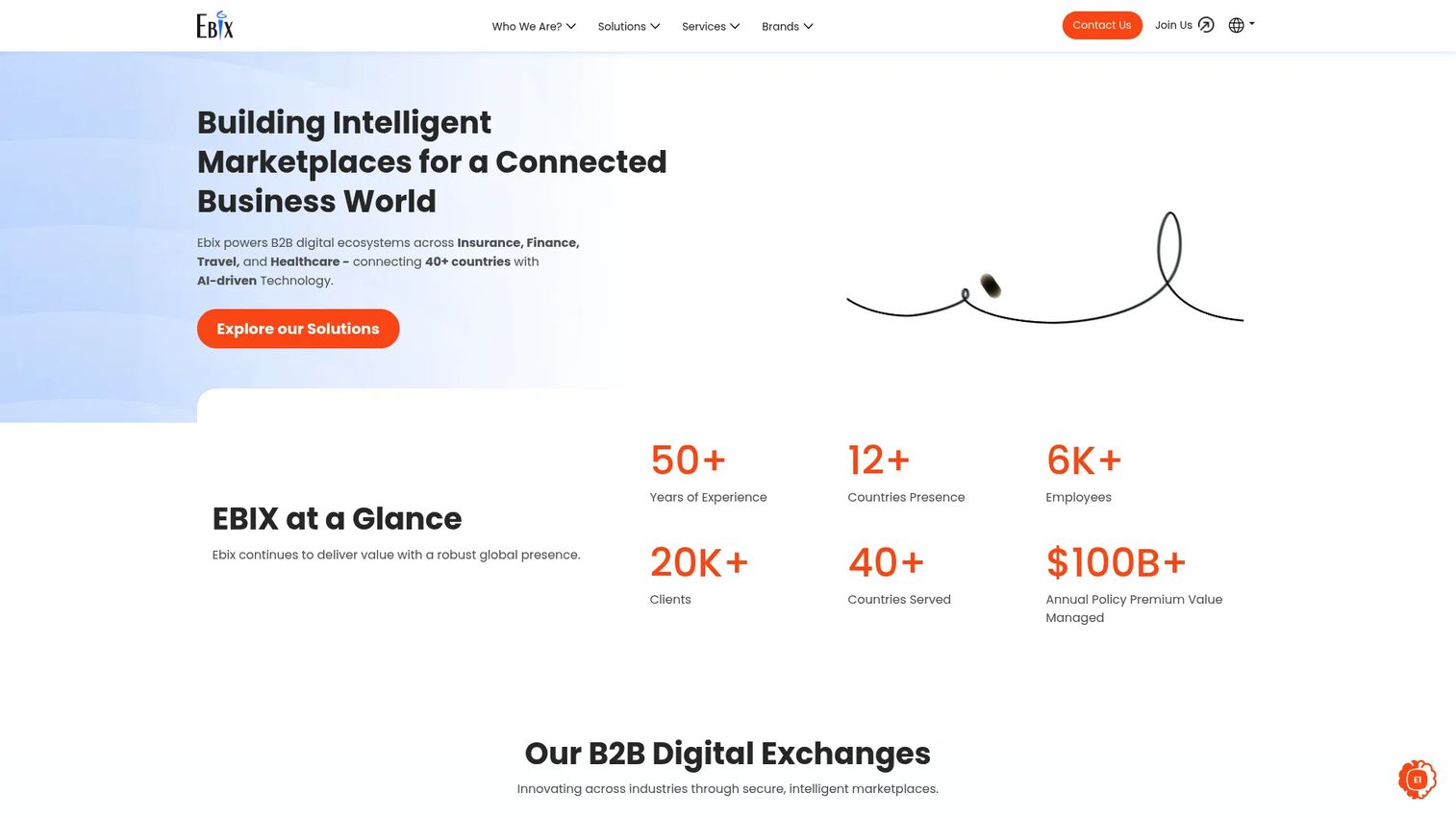 EbixEvolution platform interface