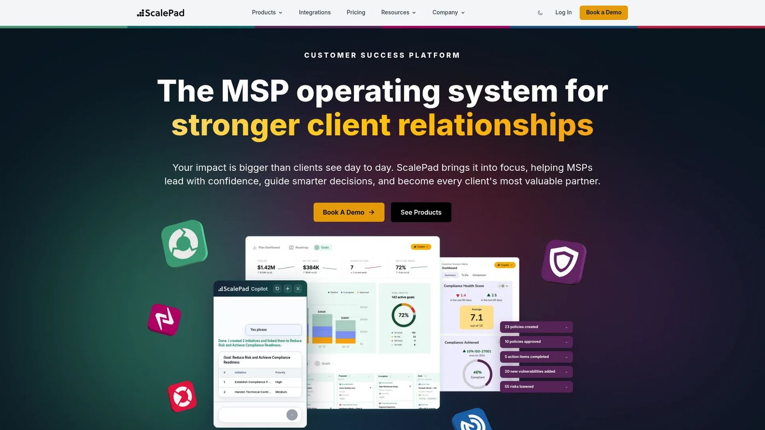 ScalePad Lifecycle Manager dashboard