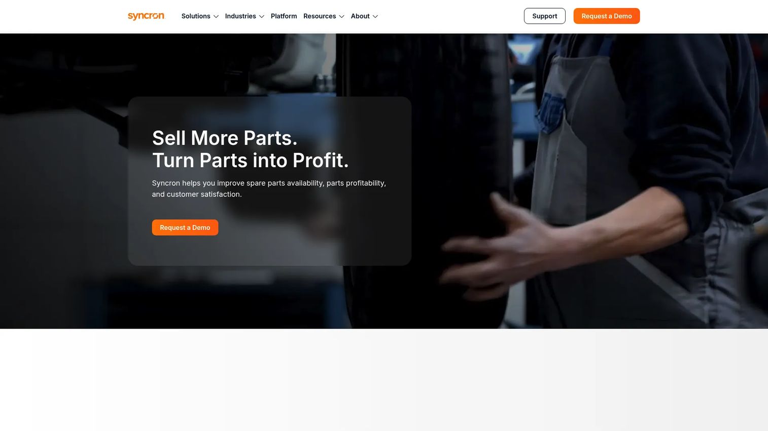Syncron Warranty management software