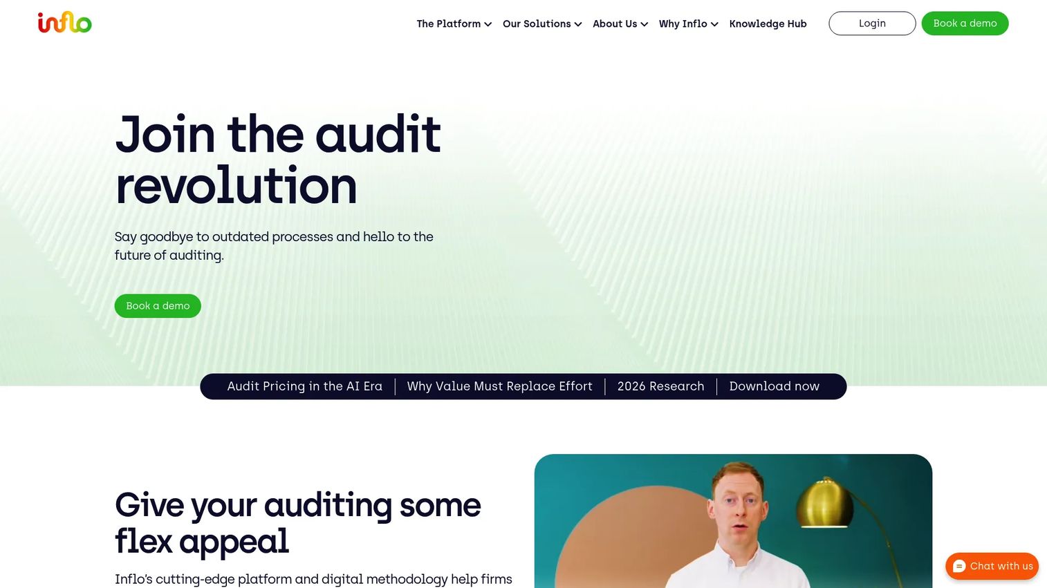 Inflo cloud audit technology interface