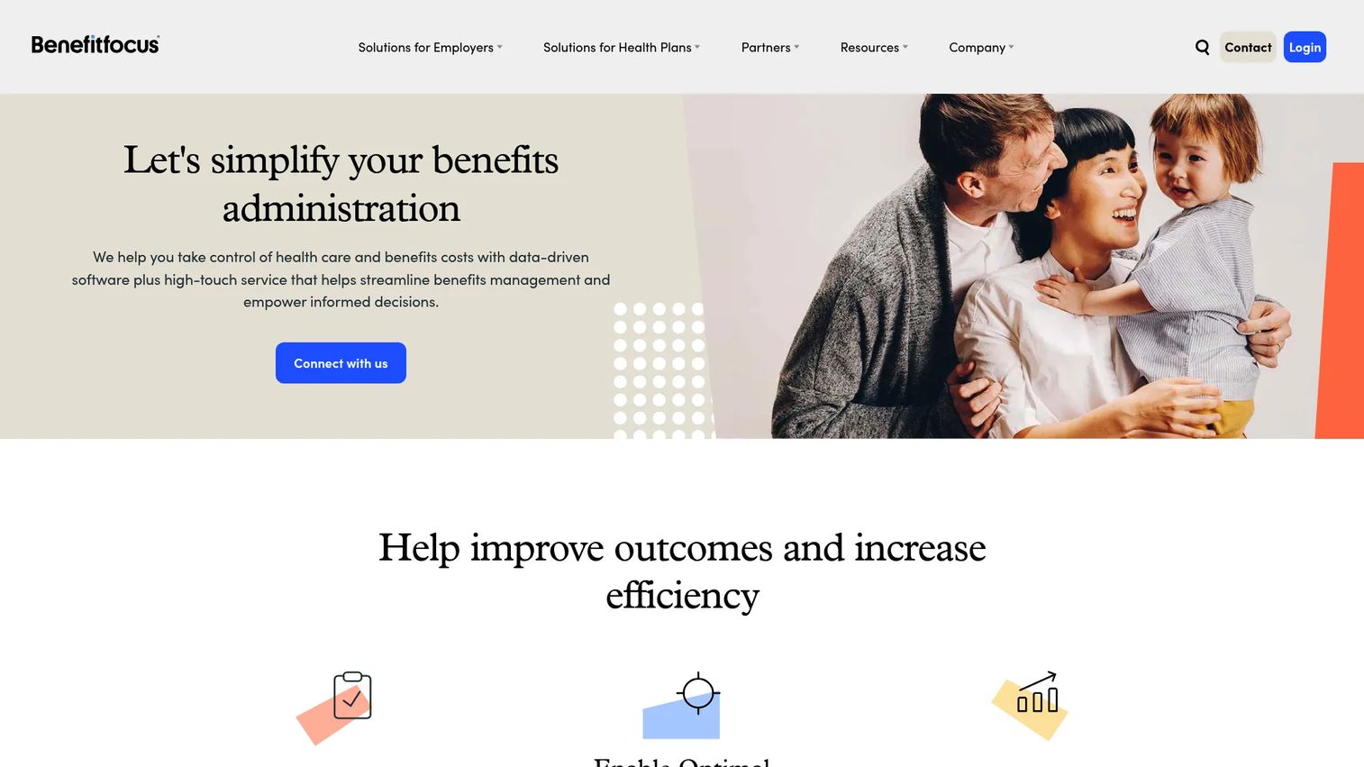 Benefitfocus benefits administration platform homepage