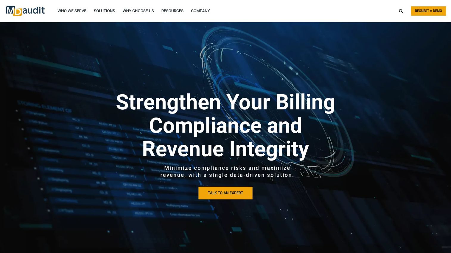 MDaudit revenue integrity and billing compliance platform