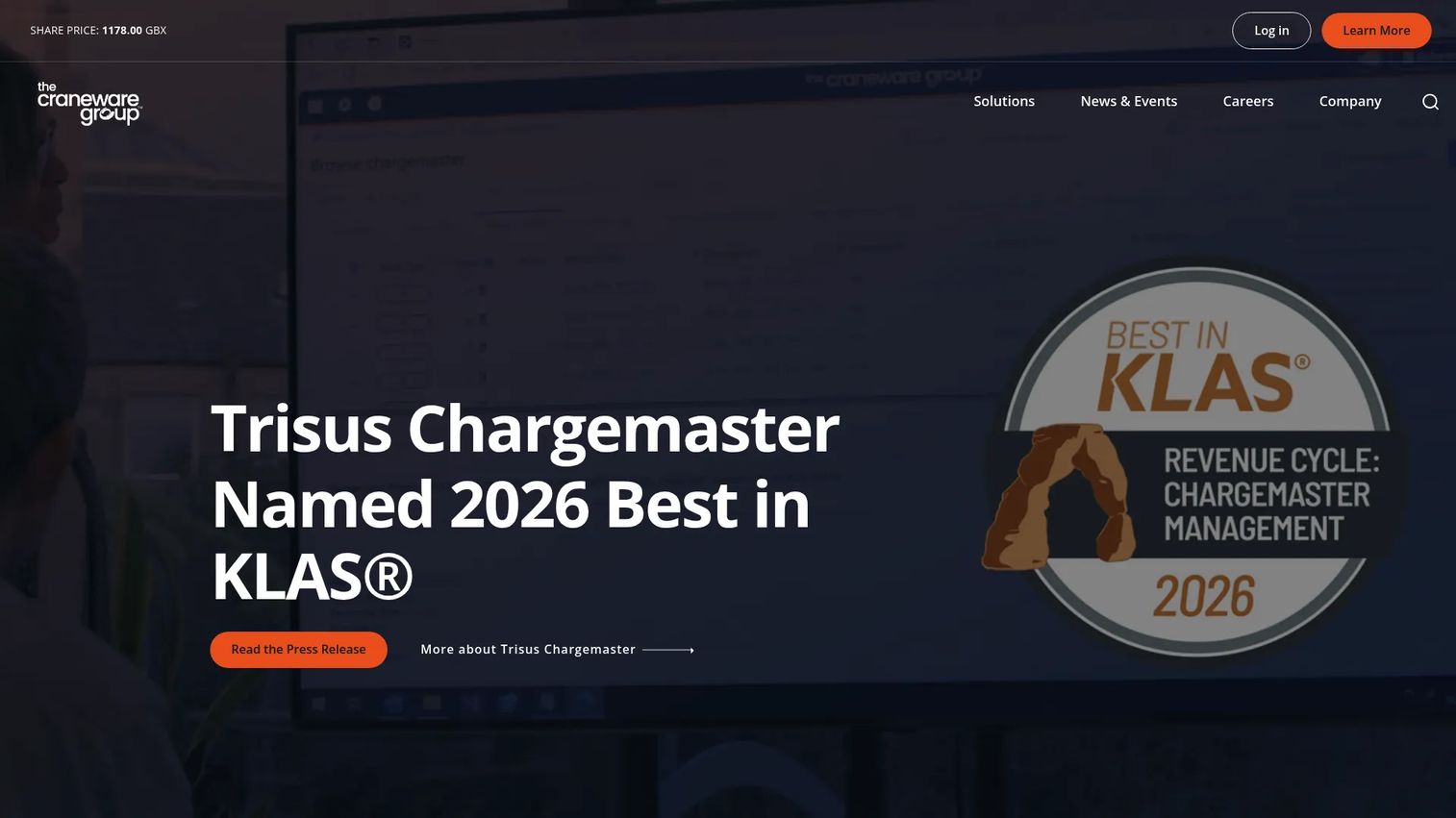 Craneware chargemaster and charge integrity software