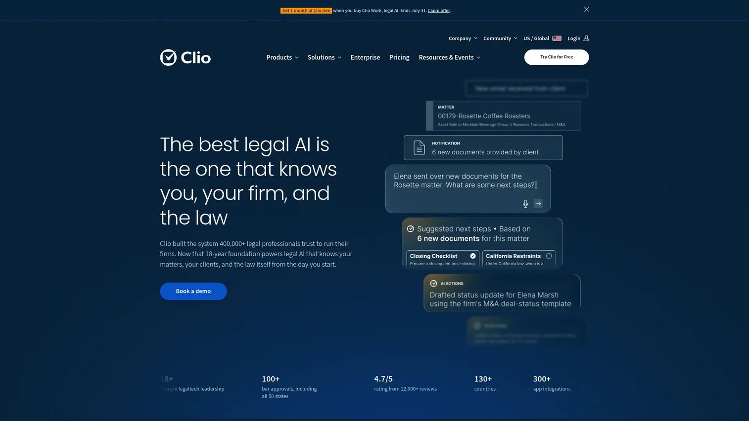 Clio legal practice management platform