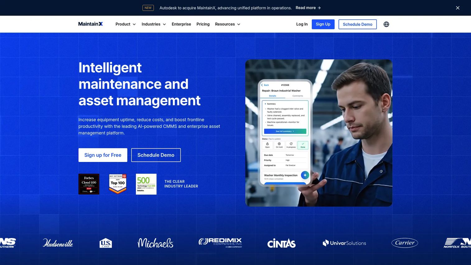 MaintainX mobile-first CMMS