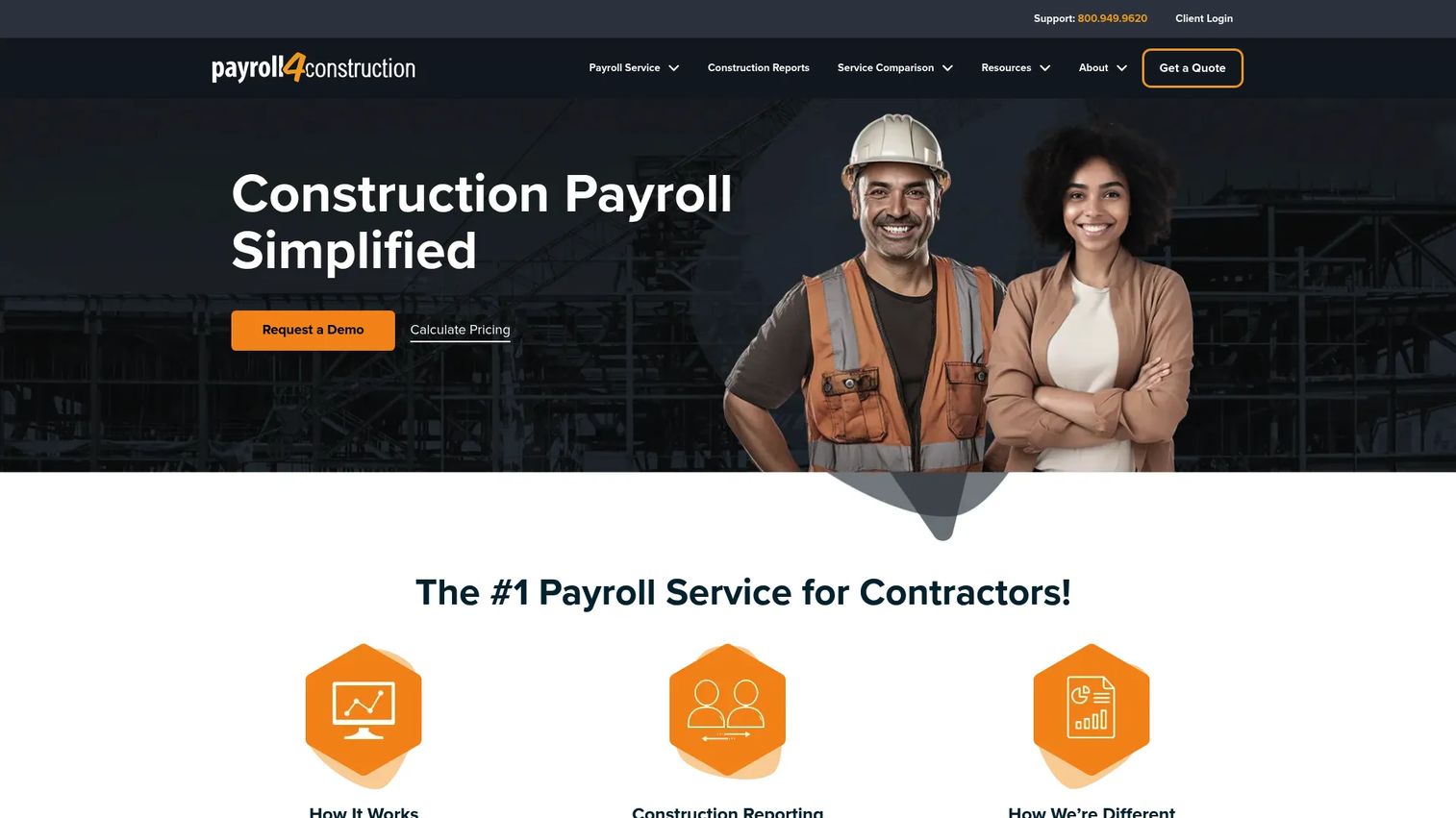 Payroll4Construction construction payroll service