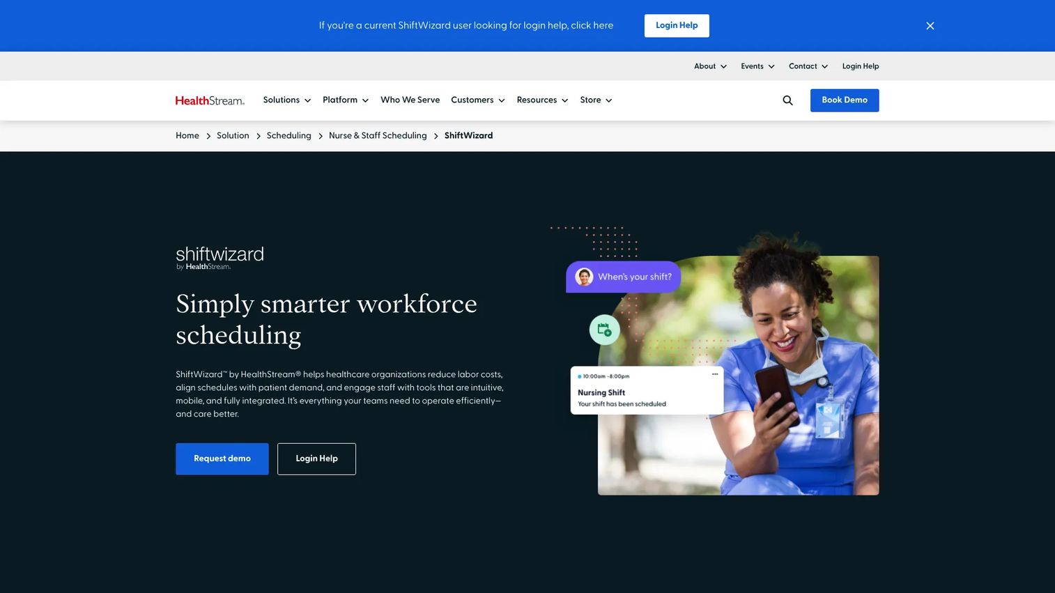 ShiftWizard staff scheduling software