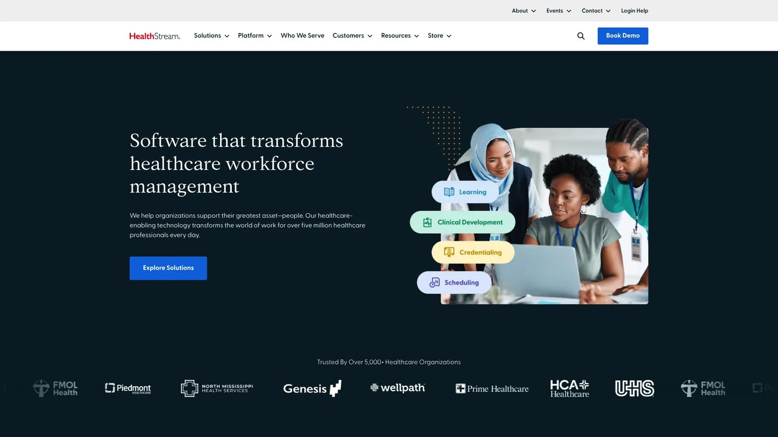 HealthStream healthcare workforce platform
