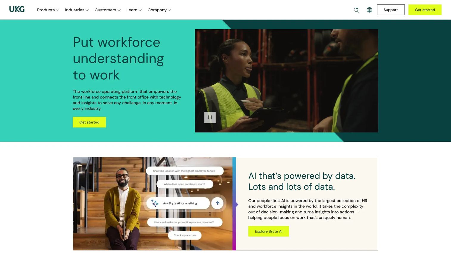 UKG workforce management platform