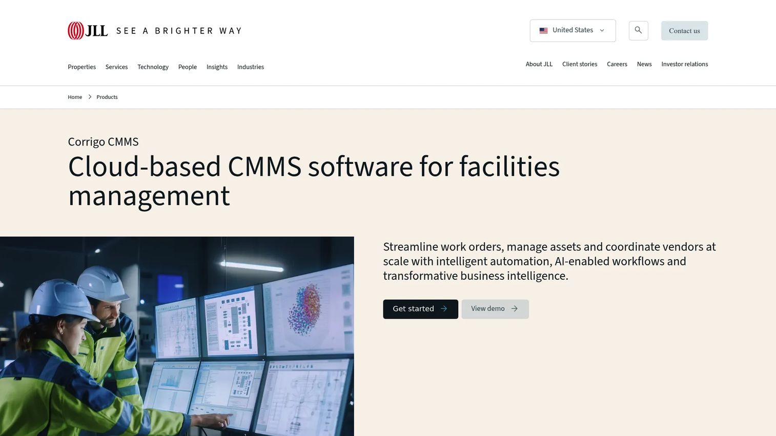 Corrigo facilities management and work order platform