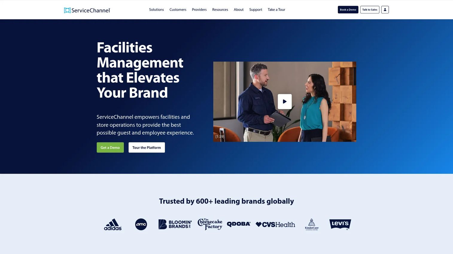 ServiceChannel multi-location facilities management platform