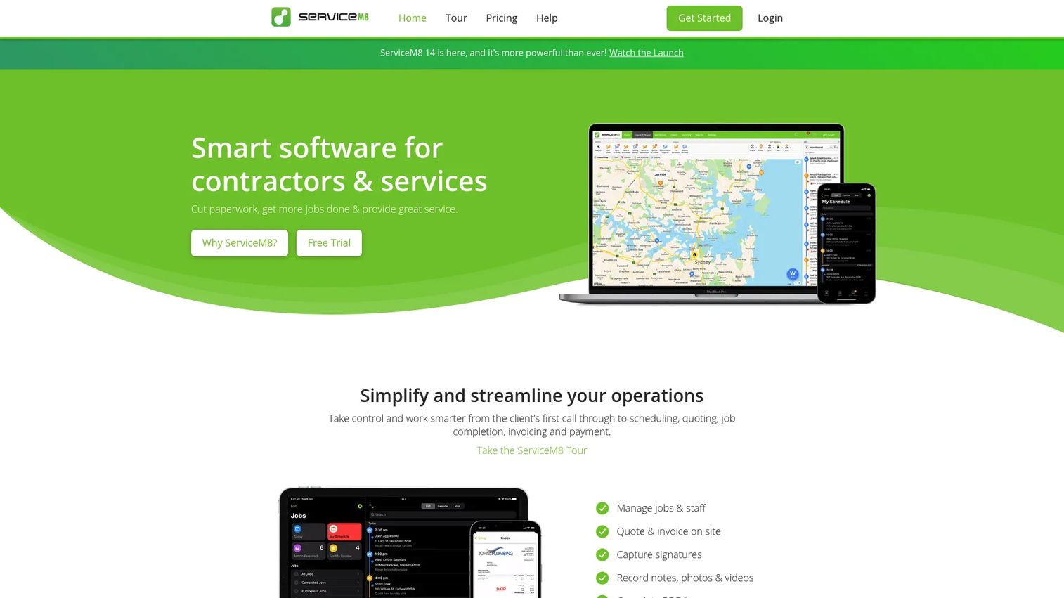 ServiceM8 job management software for small cleaning teams
