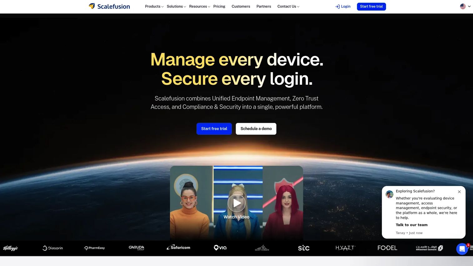 Scalefusion kiosk and device management dashboard