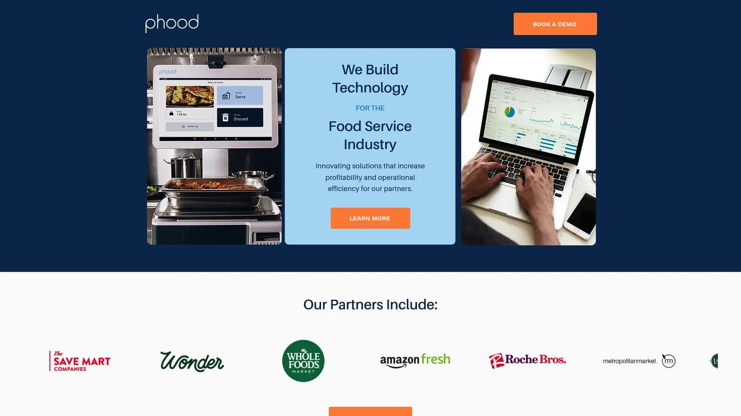 Phood food waste tracking and computer vision platform